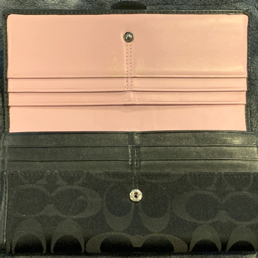 Coach Black Multi Section Wallet - image 2